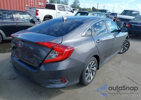 2017 Honda Civic Ex из США, поврежденный, VIN 2HGFC2F80HH508455